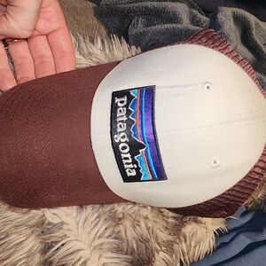 Patagonia Two-Tone Brown and Cream Cap